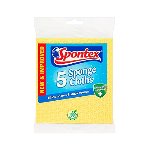 ORIJOYNA Spugne Abrasive Antigraffio – Confezione Da 5 – 15x10,2 Cm – Per Pulizia Di Pentole, Piastrelle E Superfici Delicate